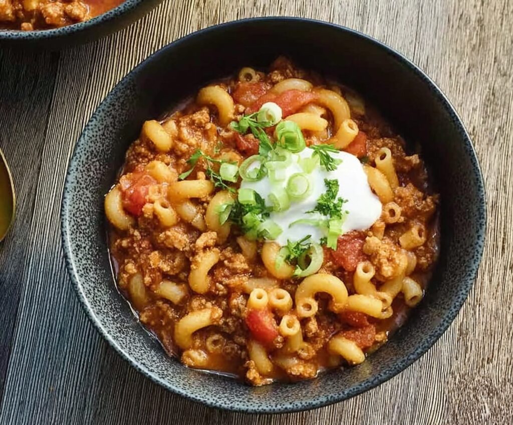 Turkey Chili Mac Soup