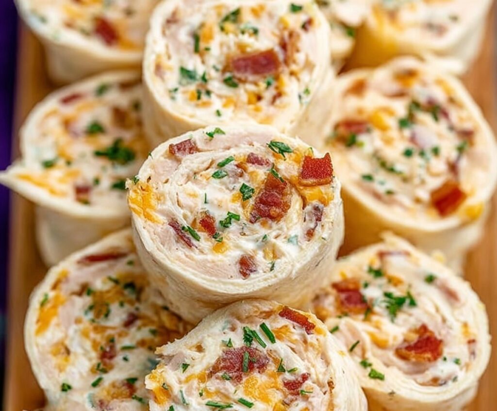 crack chicken pinwheels