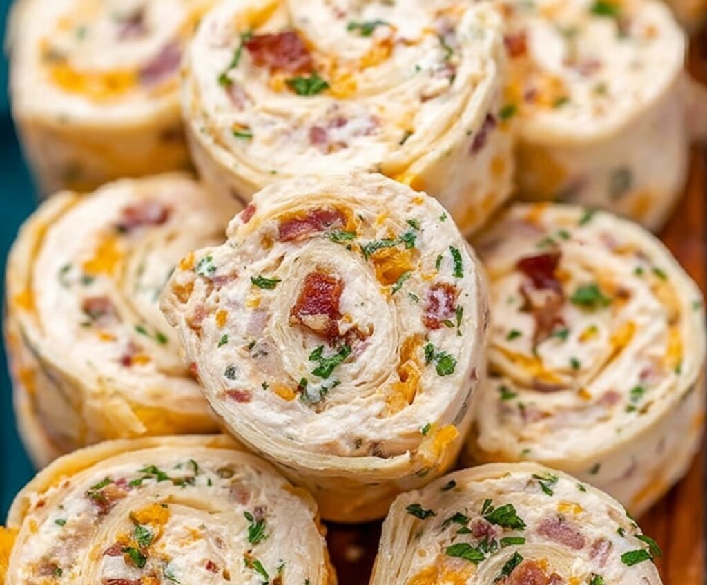 crack chicken pinwheels