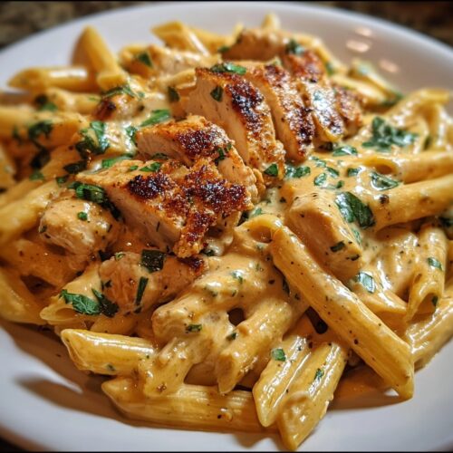 Creamy Cajun Chicken Penne Pasta