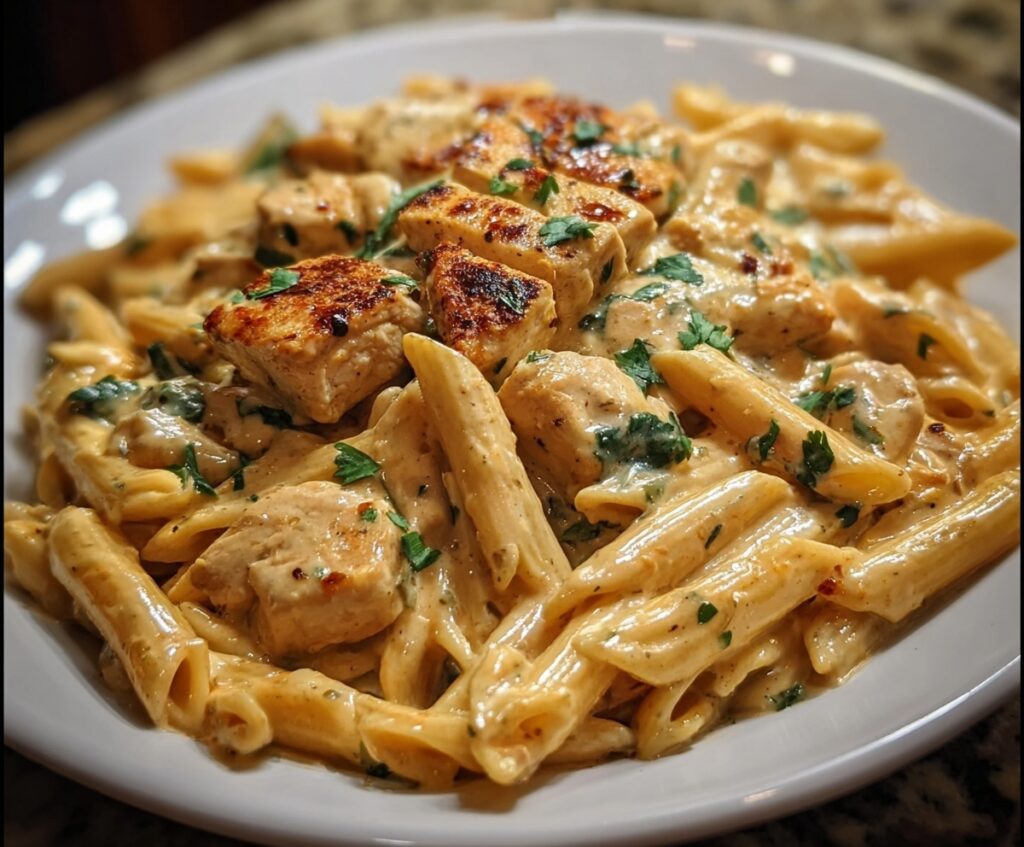 Creamy Cajun Chicken Penne Pasta