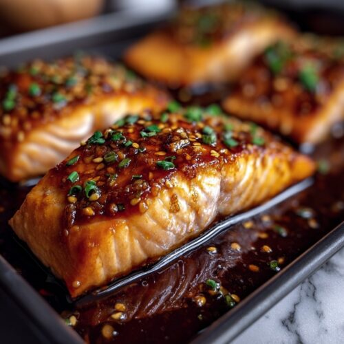 Crispy Honey Garlic Glazed Salmon Recipe