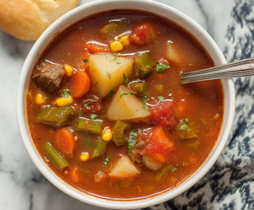 Crockpot Vegetable Beef Soup Recipe