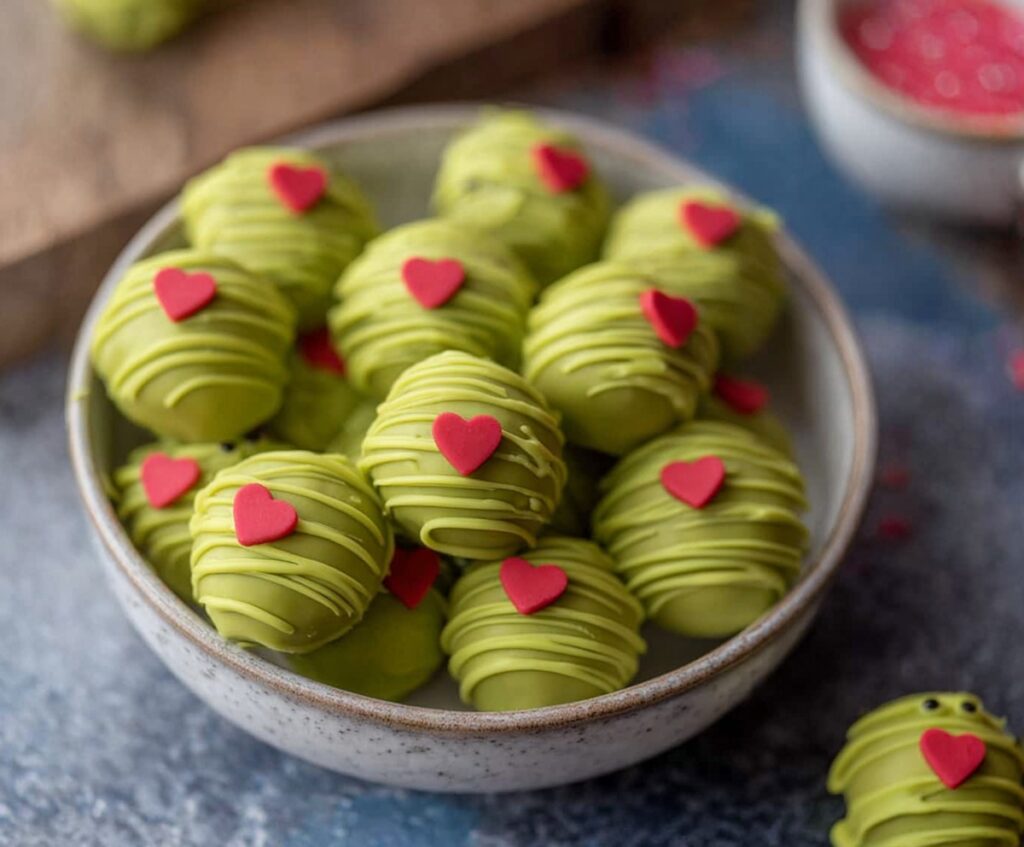 Grinch Oreo Truffles