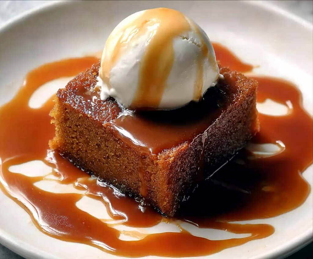 moist sticky toffee pudding without dates