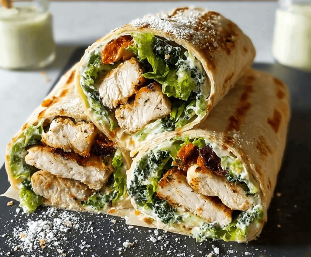 chicken ceasar wrap