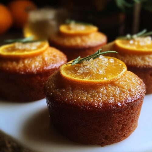 orange ginger honey cakes