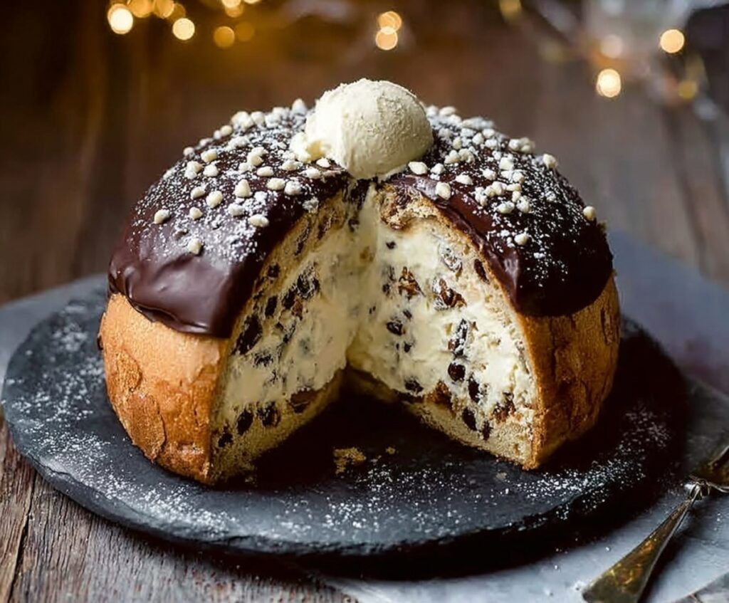 Panettone Ice Cream Cake