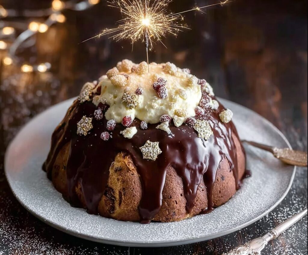 Panettone Ice Cream Cake