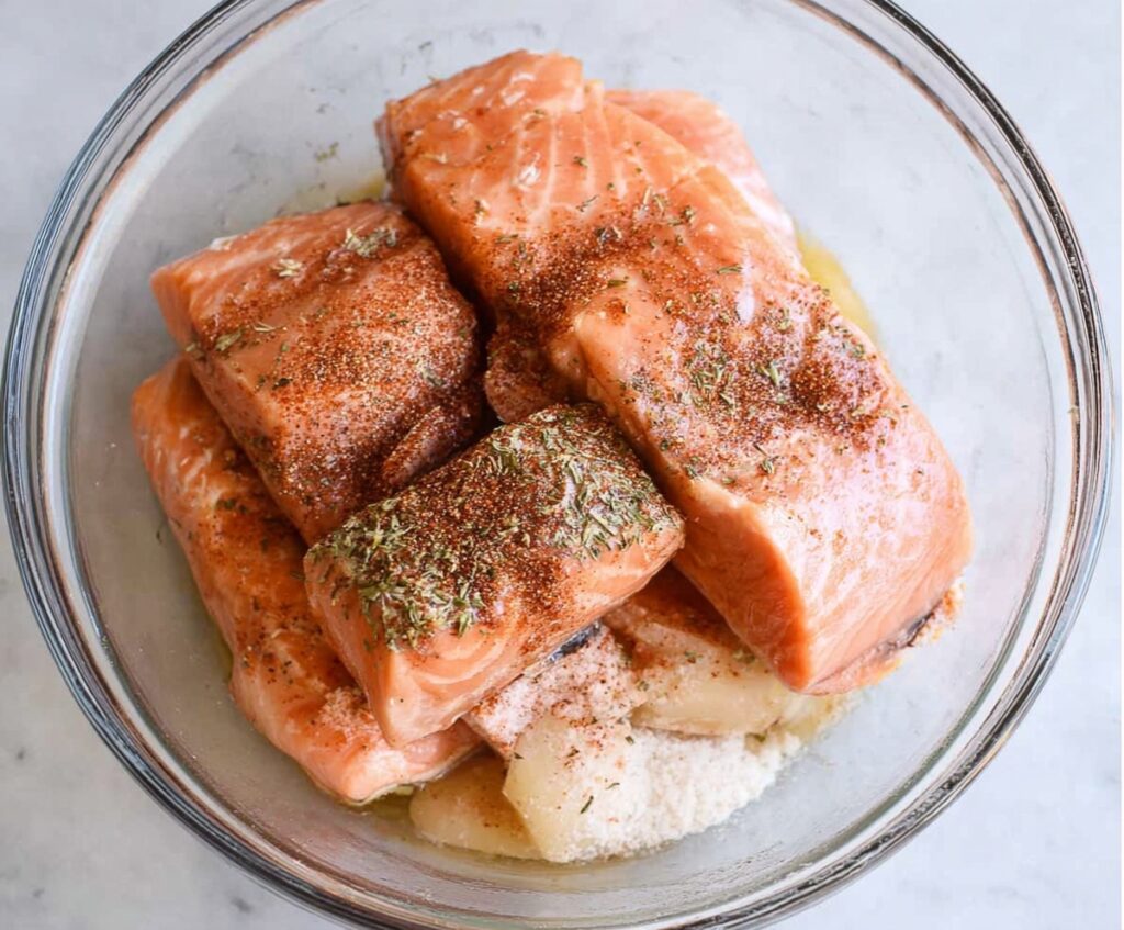 Air Fryer Salmon