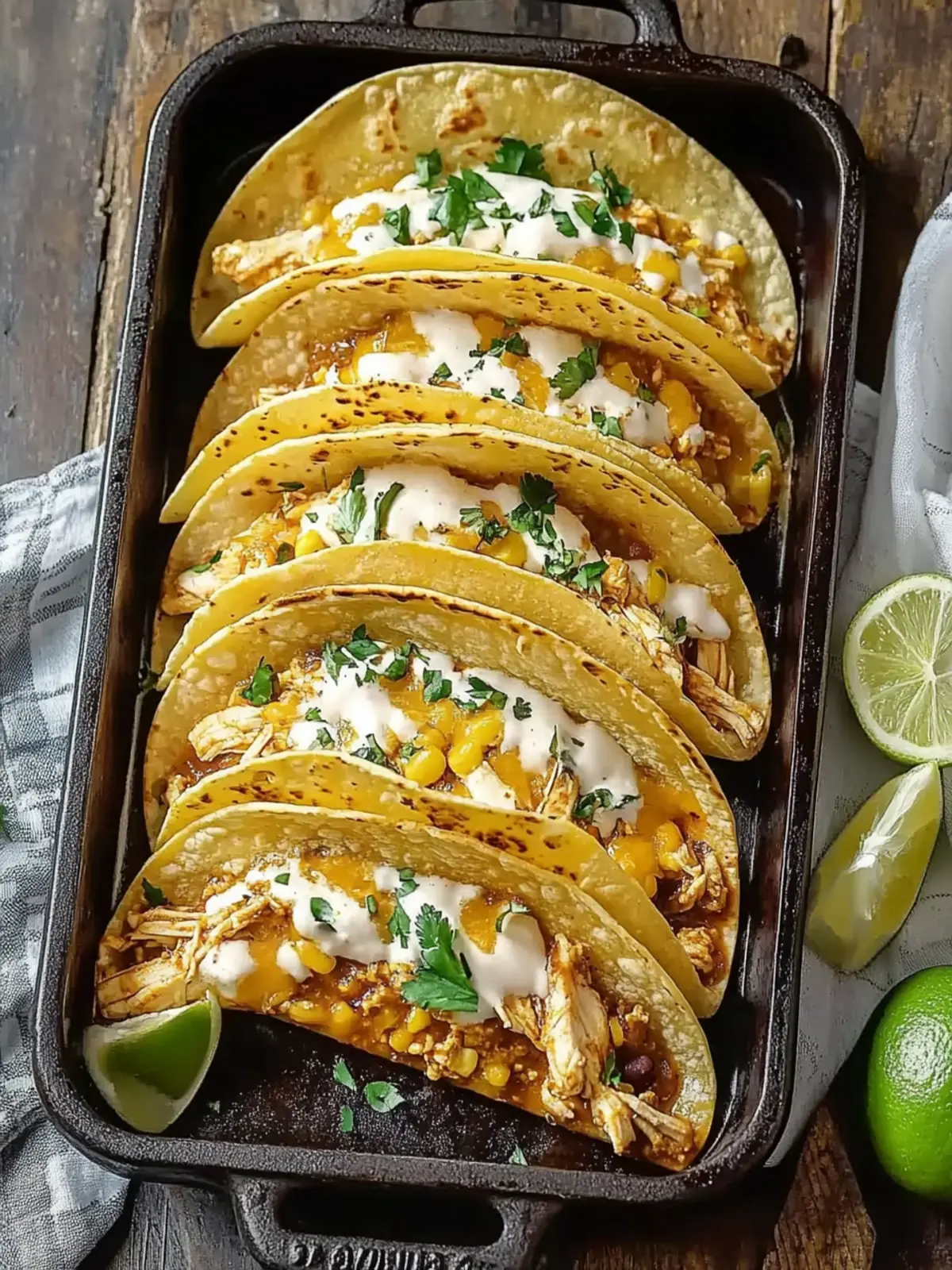 White Chicken Chili Tacos
