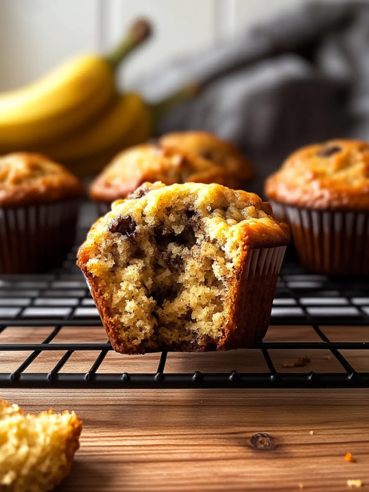 banana bread muffins