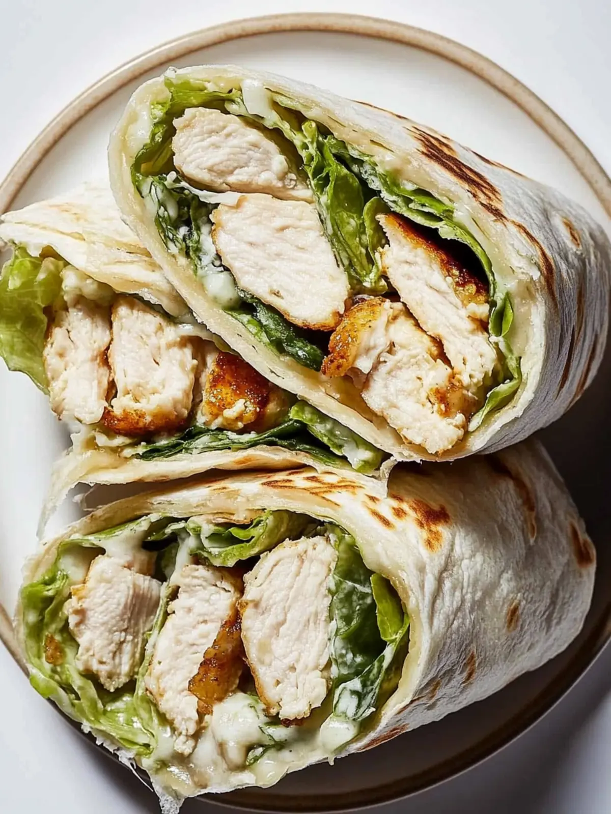 chicken ceasar wrap
