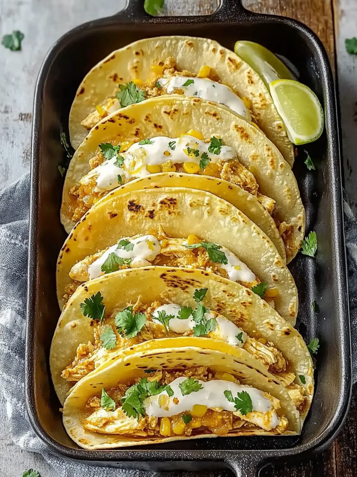 White Chicken Chili Tacos