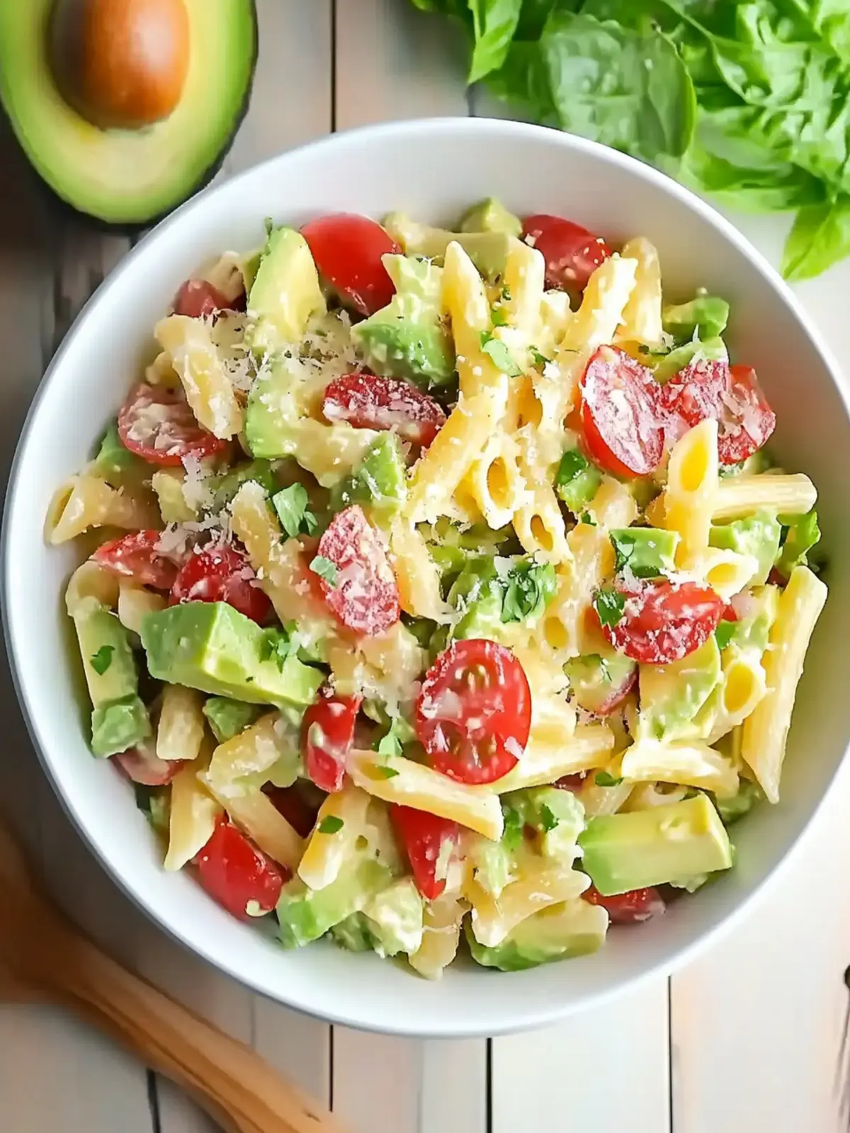 avocado pasta salad