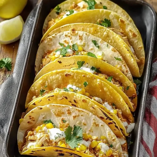 White Chicken Chili Tacos