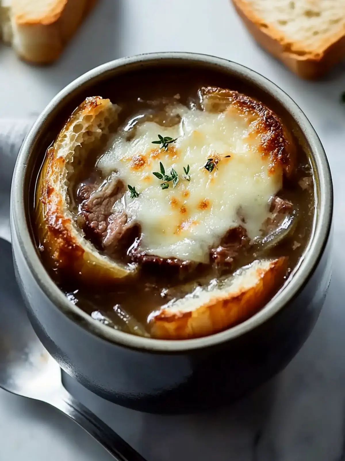 French Onion Soup with Beef