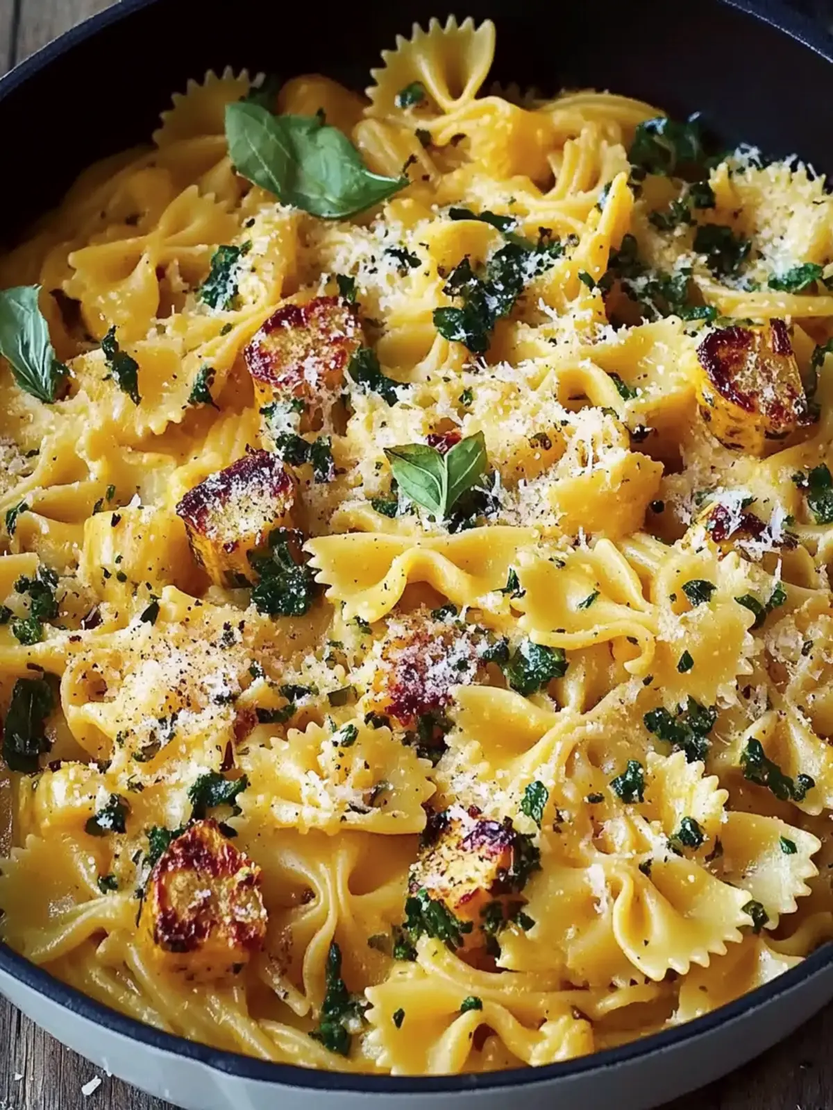 Irresistible Roasted Acorn Squash Pasta