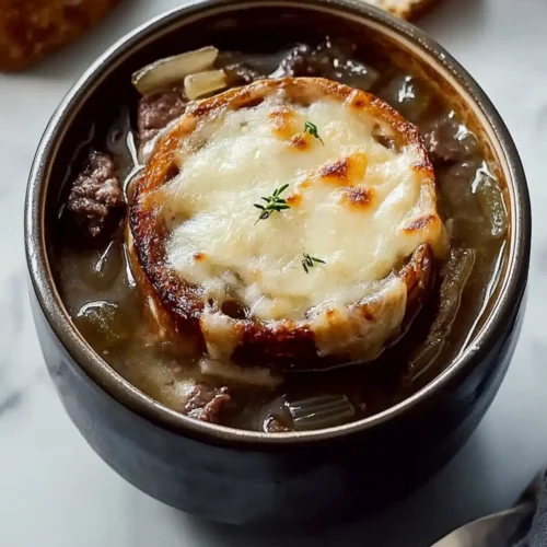 French Onion Soup with Beef