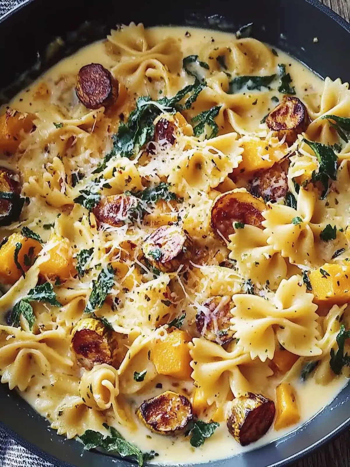 Irresistible Roasted Acorn Squash Pasta