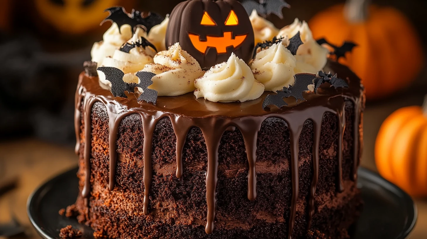 Bake a Spooky Halloween Chocolate Cake at Home, Easy Recipe