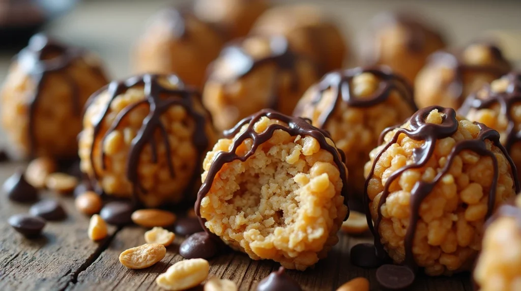 Tasty Peanut Butter Rice Krispie Balls