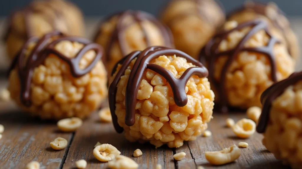 Tasty Peanut Butter Rice Krispie Balls
