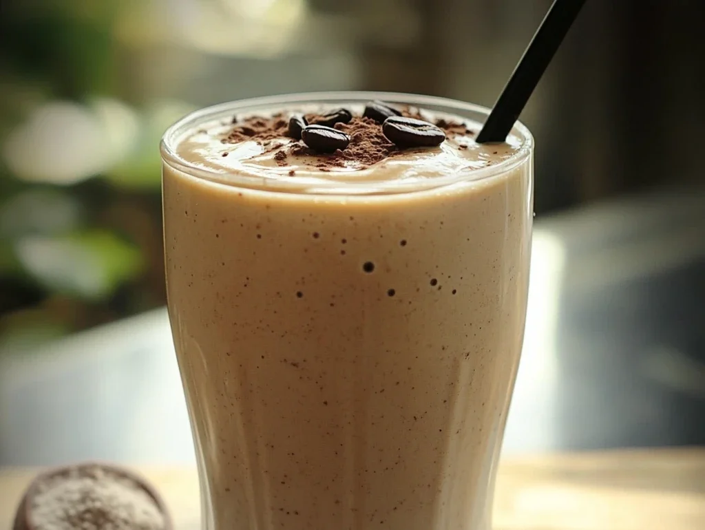 Creamy Coffee Smoothie – The Perfect Protein-Packed Start to Your Day!