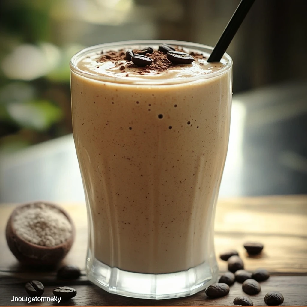 Creamy Coffee Smoothie – The Perfect Protein-Packed Start to Your Day!