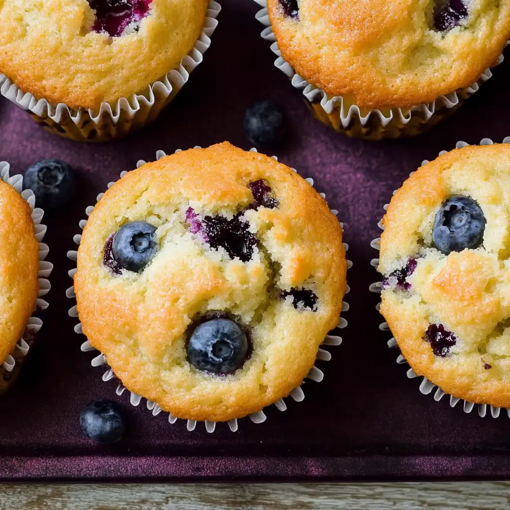 Easy Blueberry Muffins with Sour Cream – Moist & Delicious!