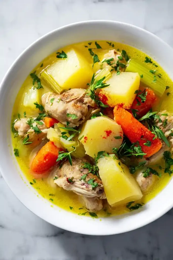 Chicken Soup with Potatoes