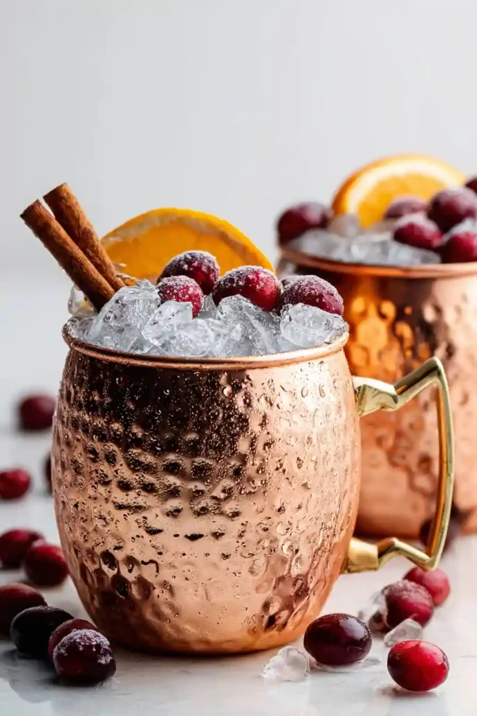 Homemade Cranberry Moscow Mule Mocktail
