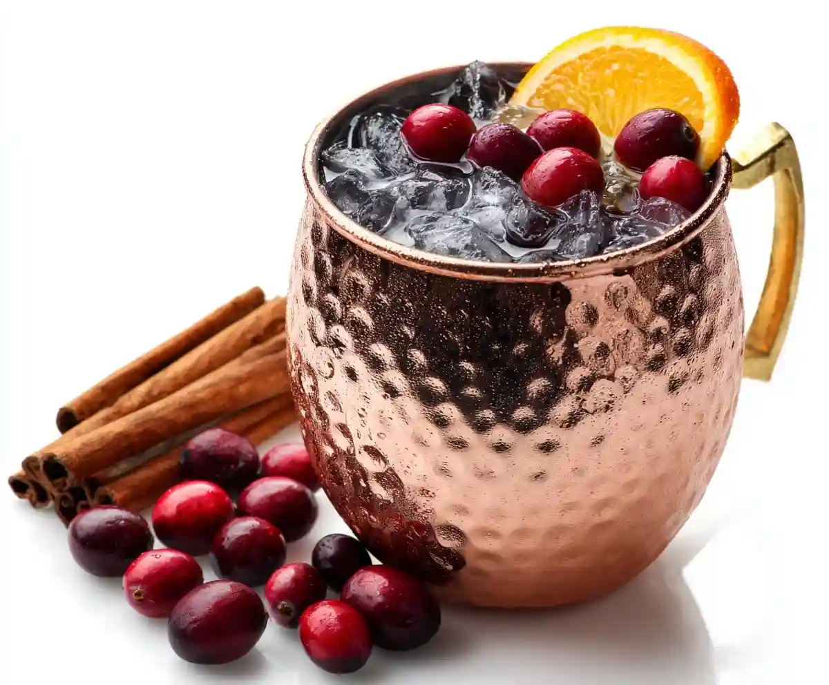 Homemade Cranberry Moscow Mule Mocktail