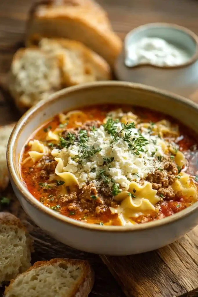 lasagna soup
