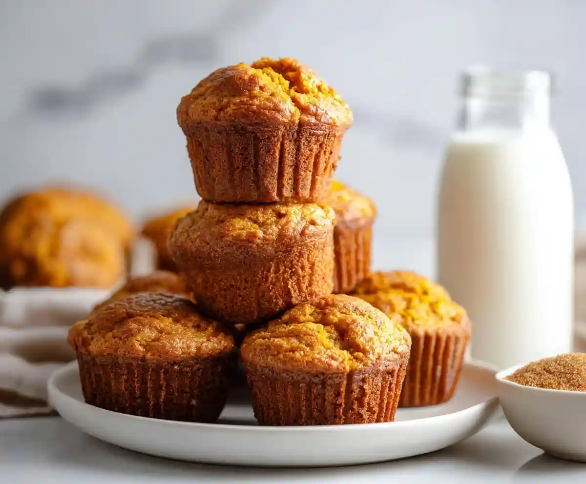 Pumpkin Applesauce Muffins