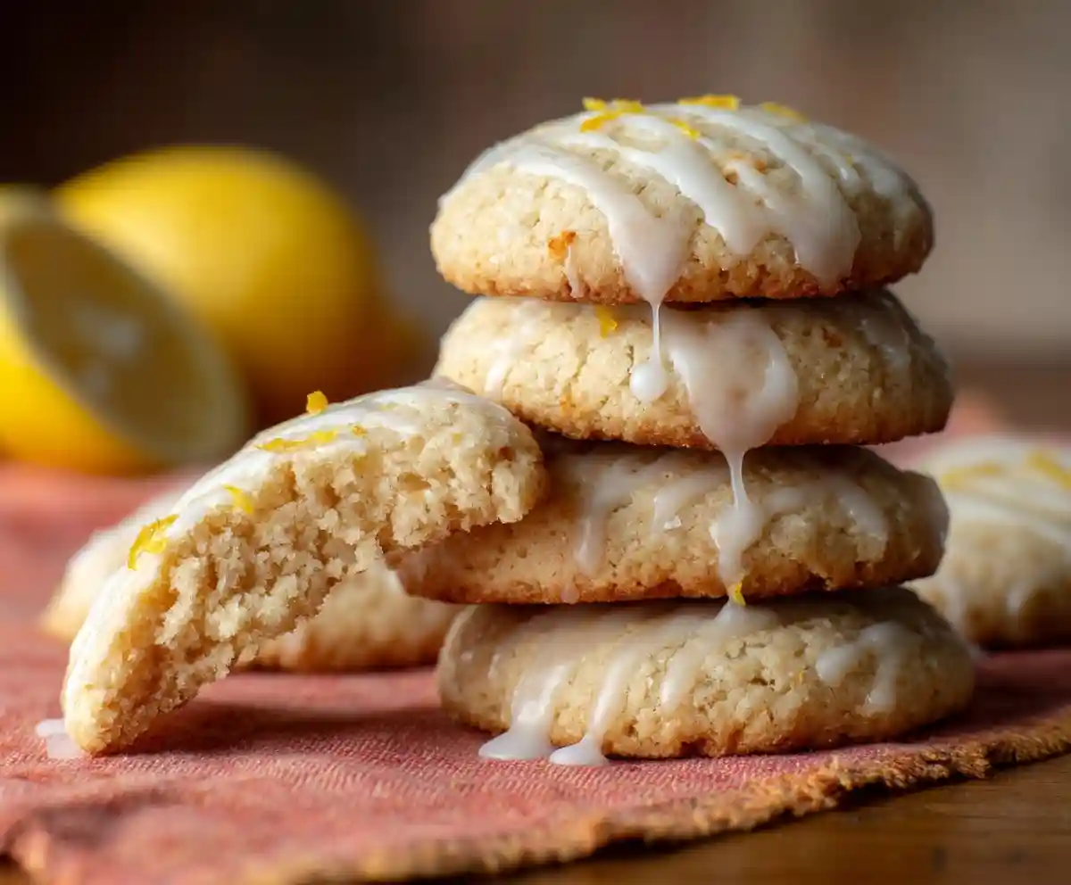 Pumpkin Cookies with Orange Glaze