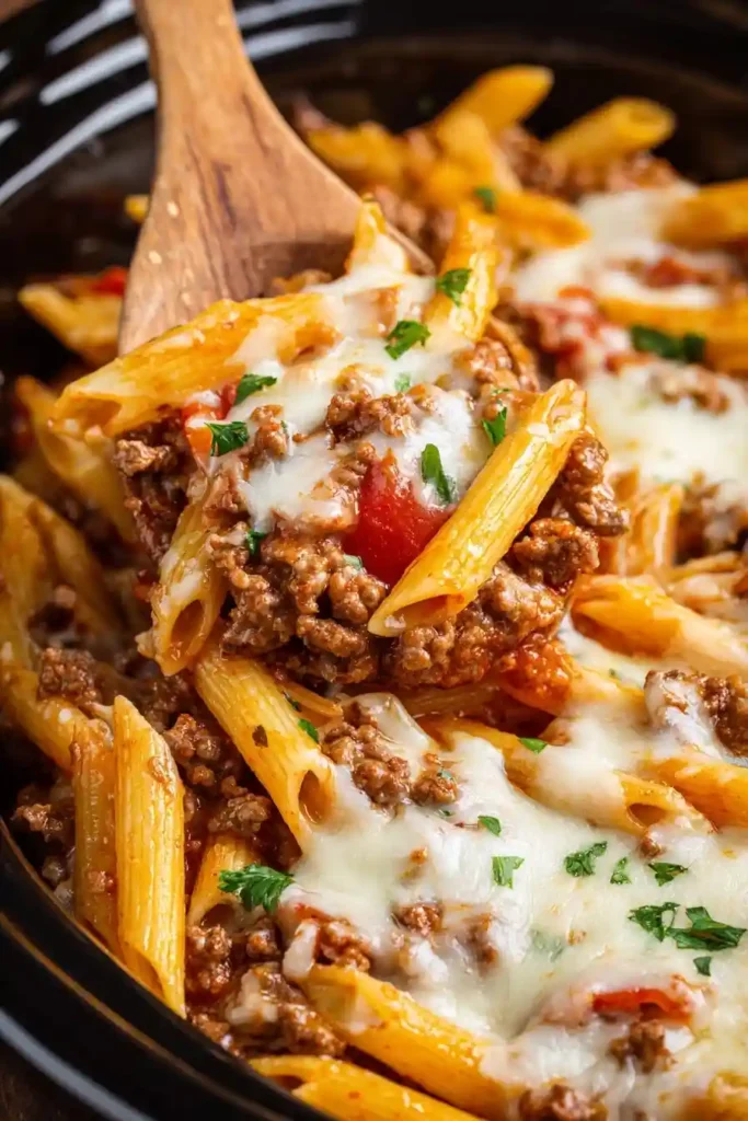 Slow Cooker Baked Ziti