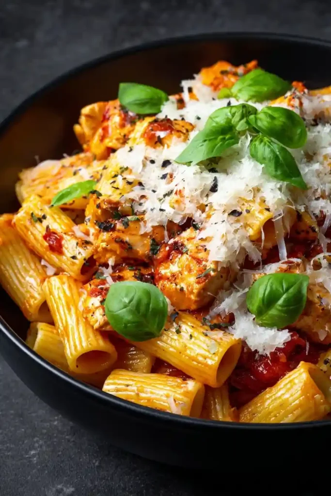 Tomato Basil Chicken Pasta
