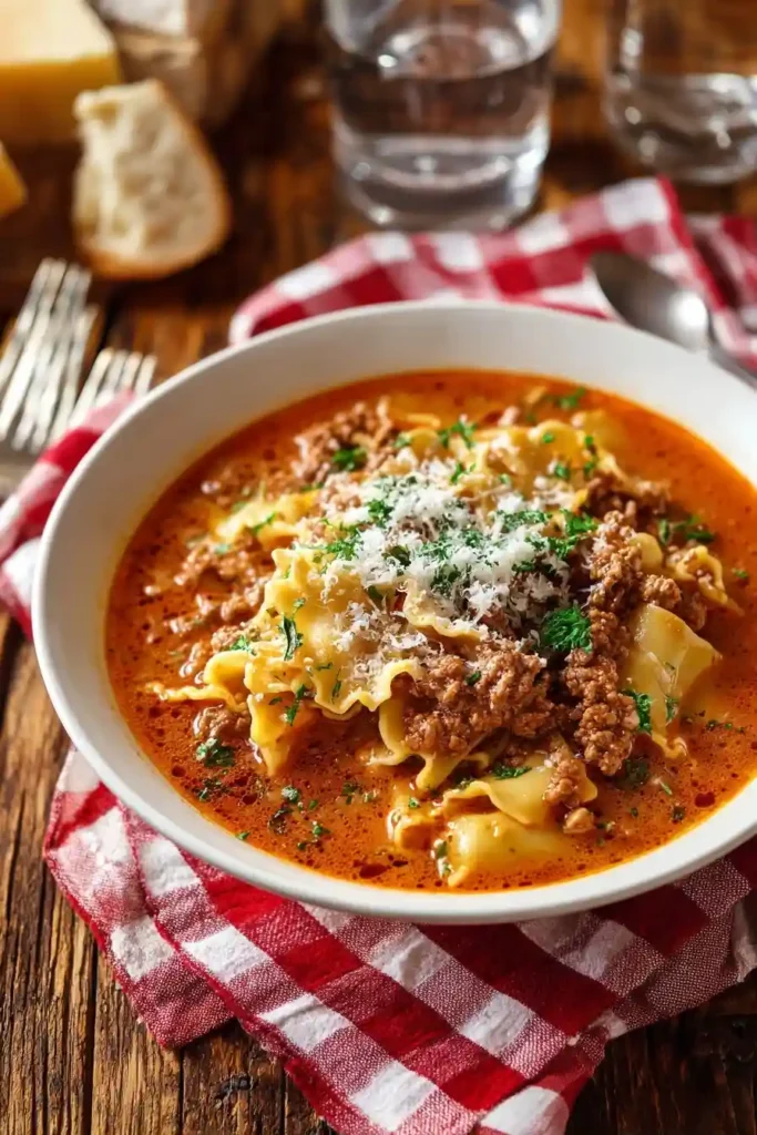 lasagna soup