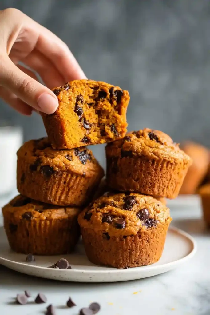 pumpkin chocolate chip muffins