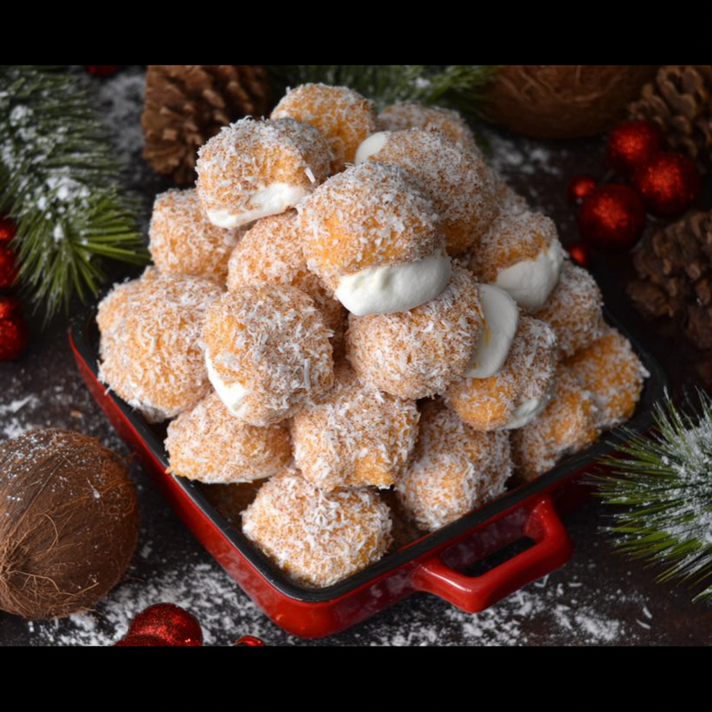 Marshmallow Coconut Balls