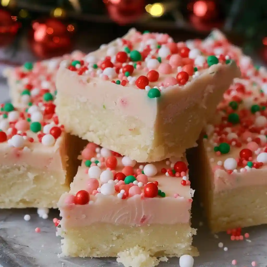 Christmas Sugar Cookie Bars