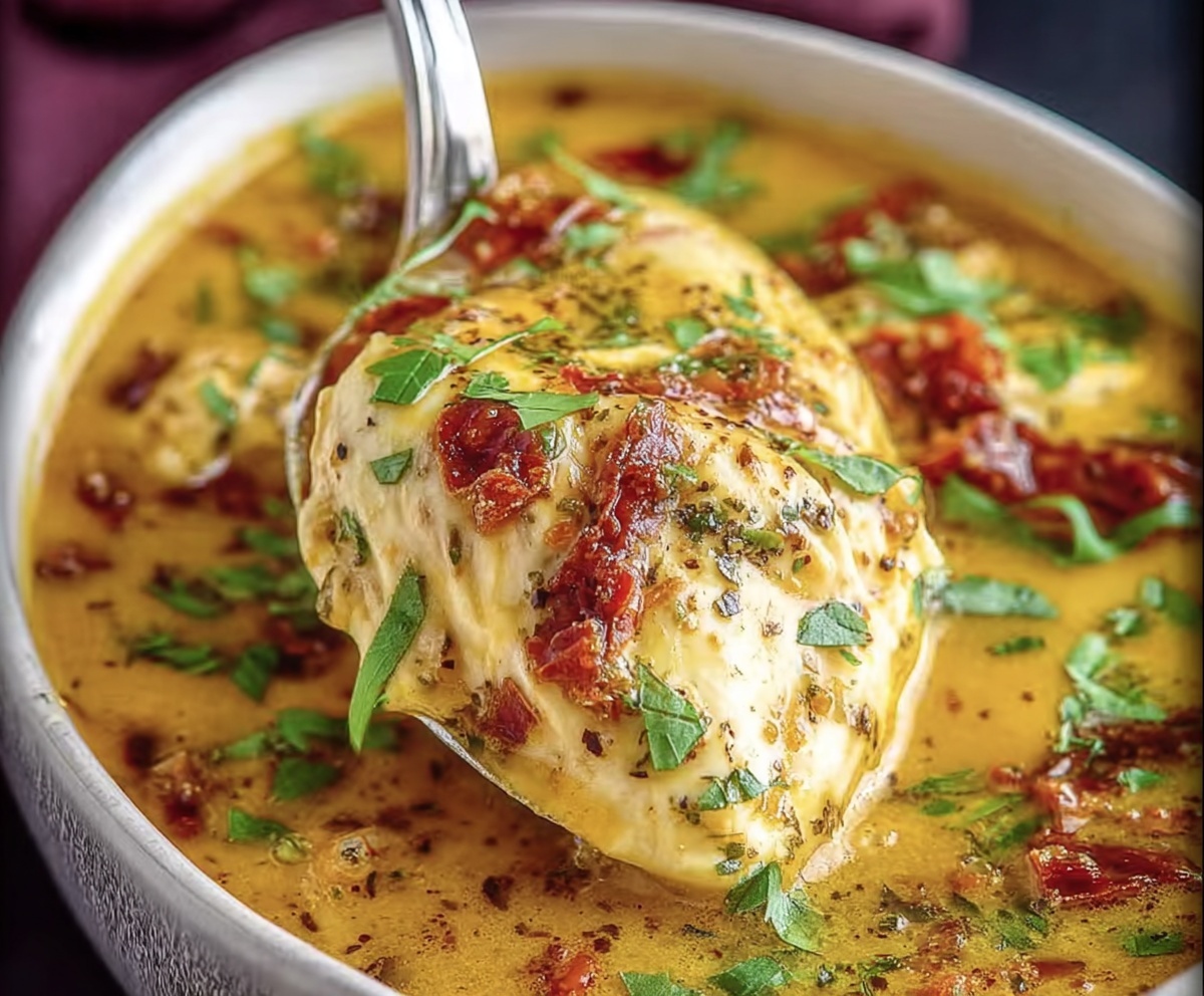 Crockpot Marry Me Chicken Soup