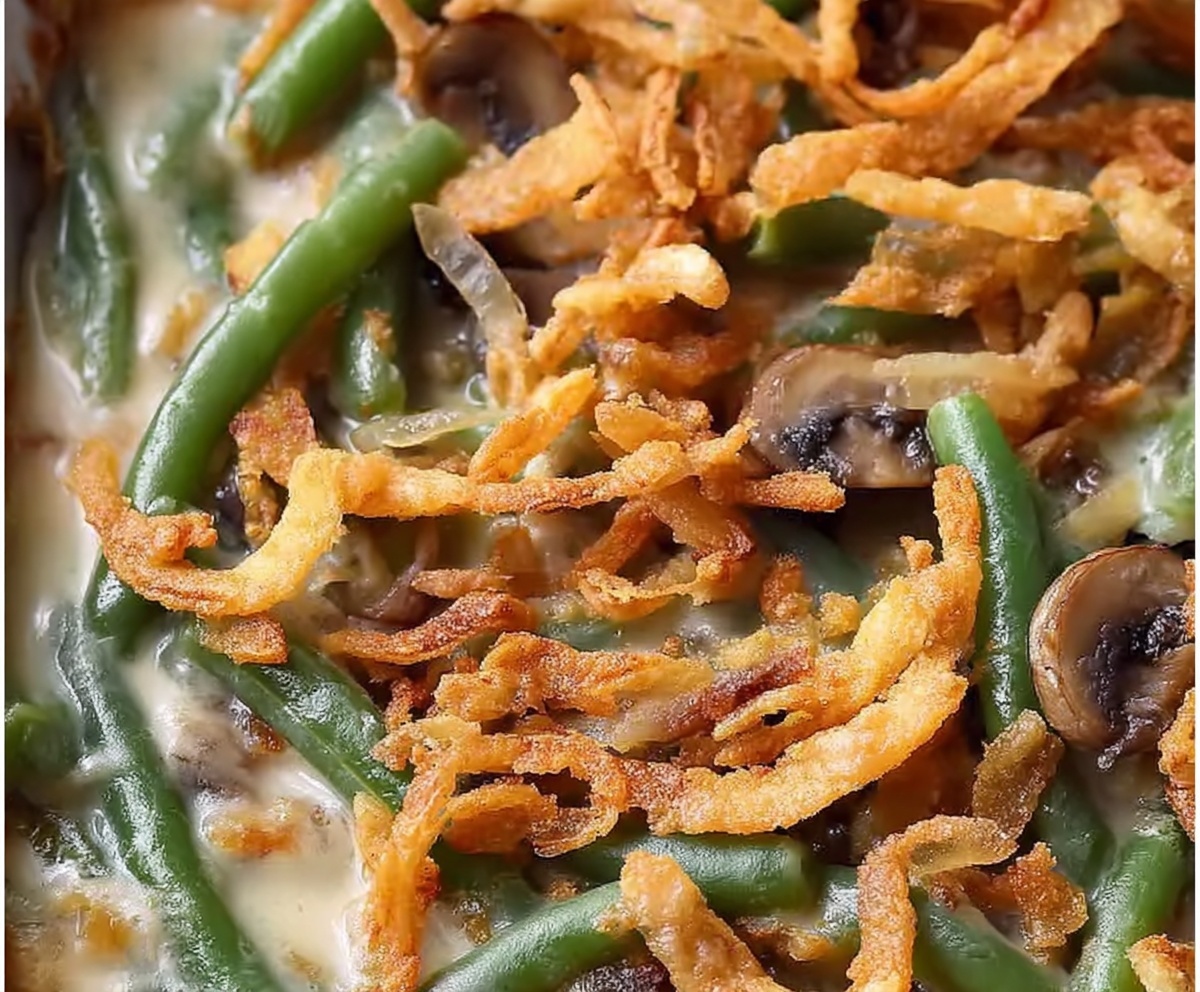 Mouthwatering Make Ahead Green Bean Casserole