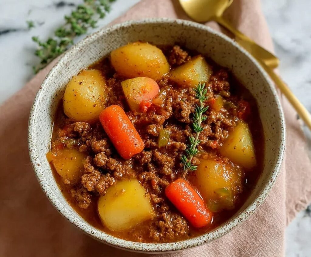 Ground Beef Stew
