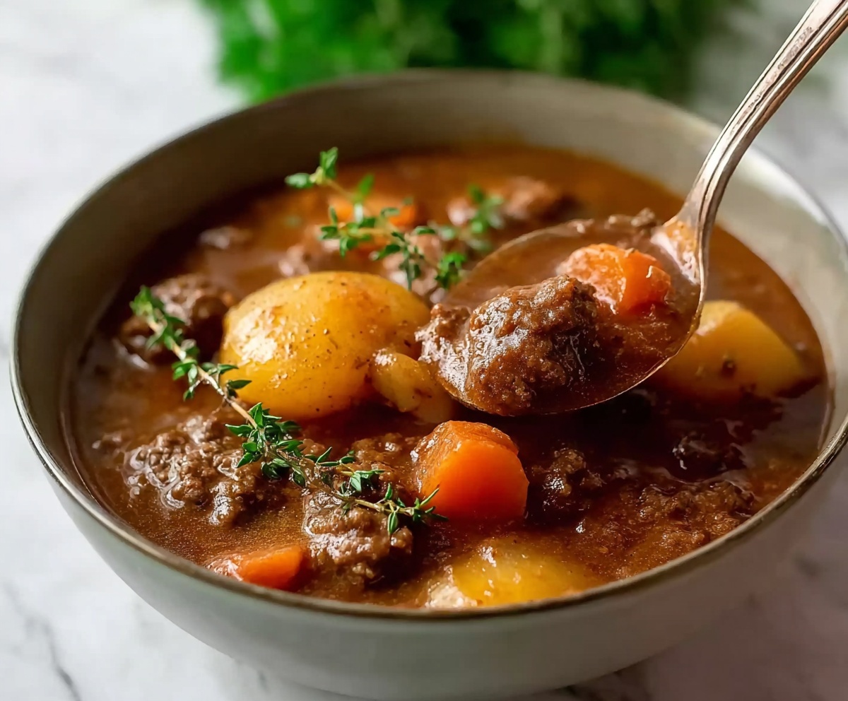 One-Pot Ground Beef Stew