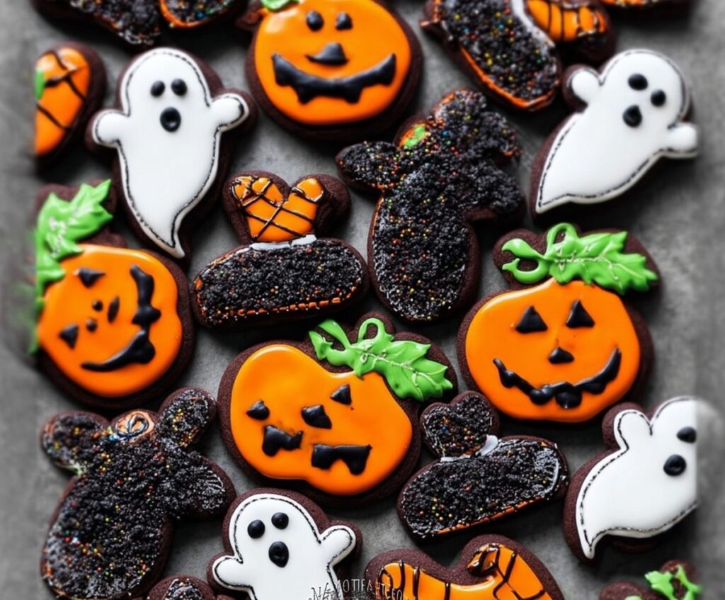 Halloween Chocolate Cookies