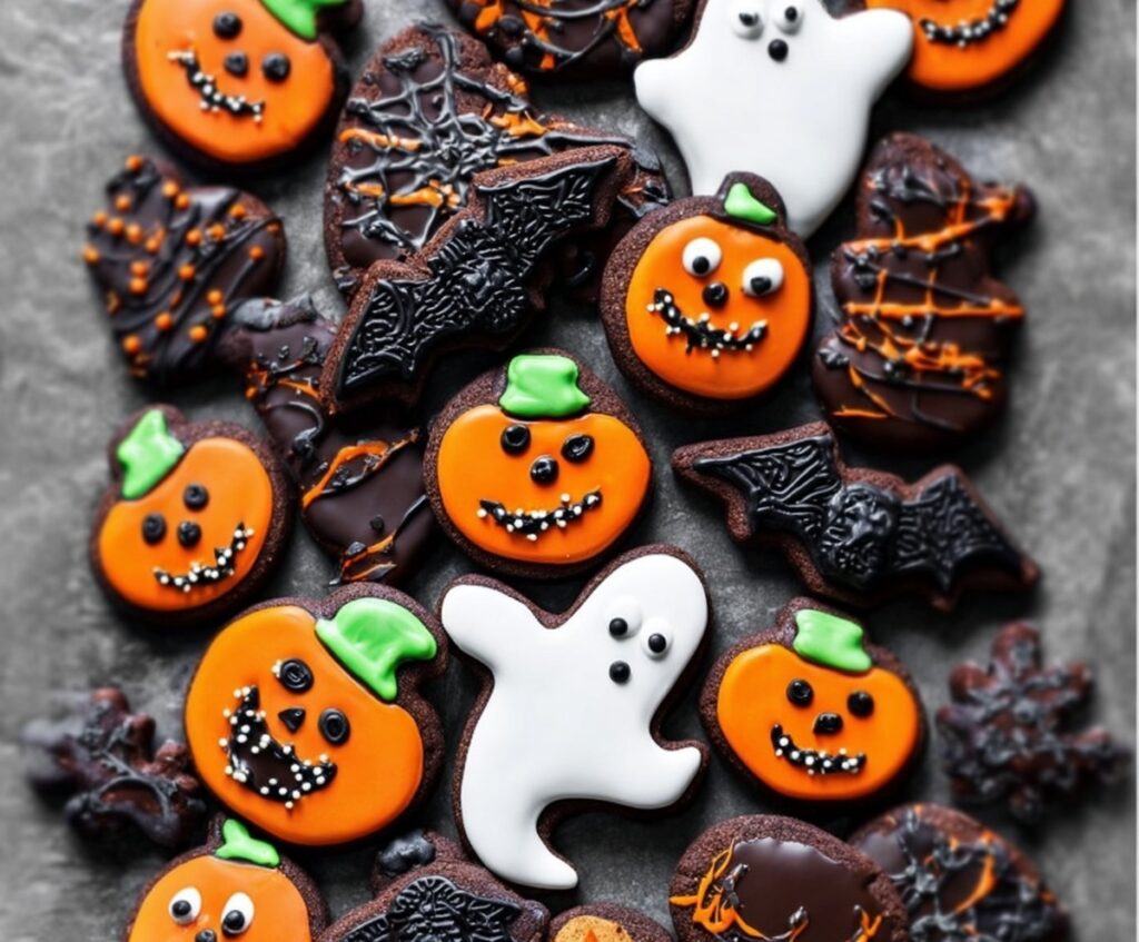 Halloween Chocolate Cookies