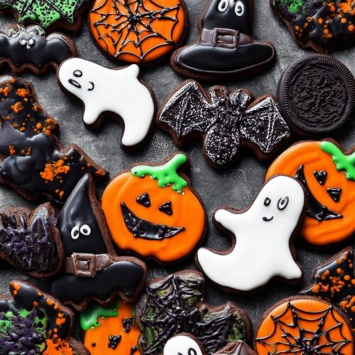 Halloween Chocolate Cookies