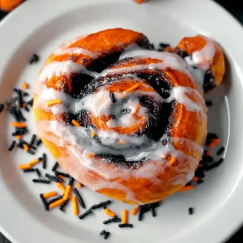 Halloween Cinnamon Rolls
